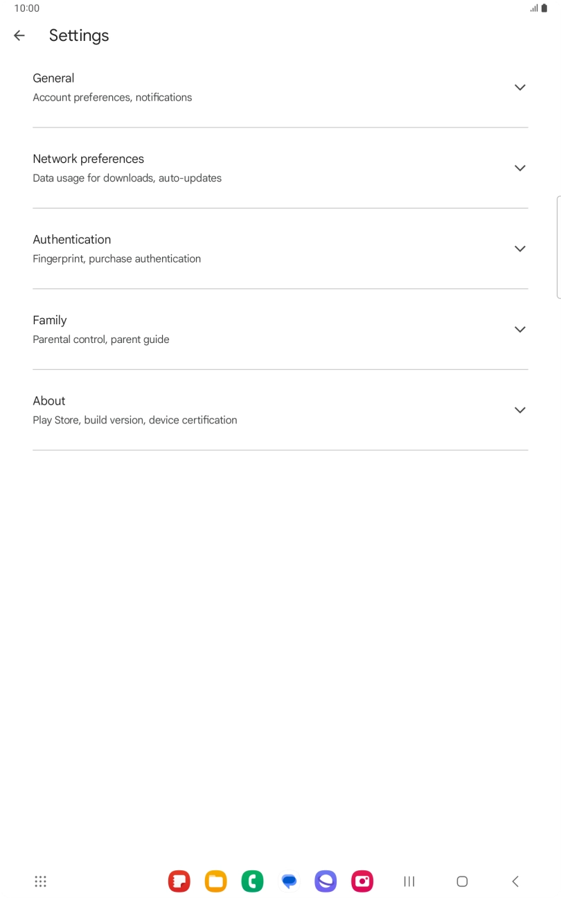 Press Network preferences.