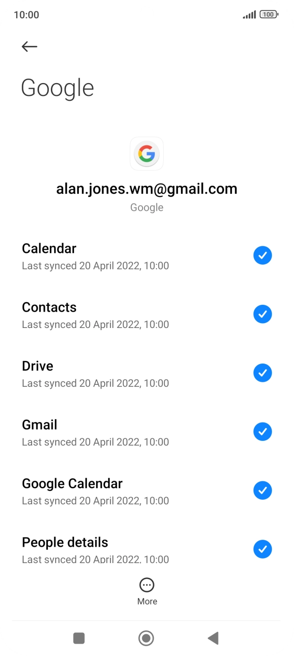 Press the Home key to return to the home screen.