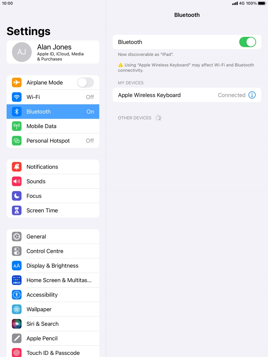 Press the Home key to return to the home screen.