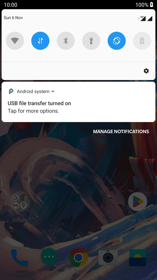 Press Tap for more options..