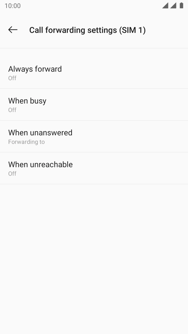 Press the Home key to return to the home screen.