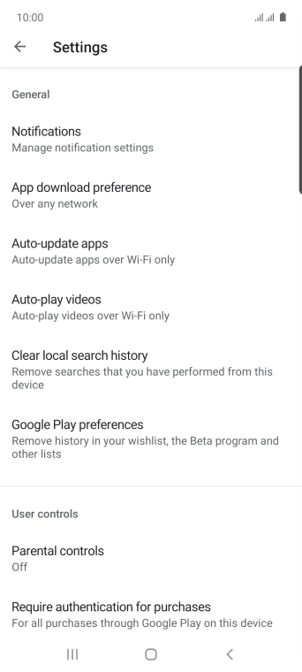 Press Auto-update apps. Press Auto-update apps.