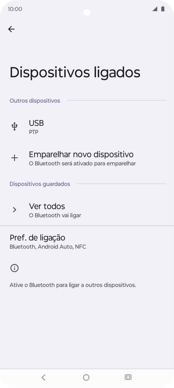 Prima Emparelhar novo dispositivo.