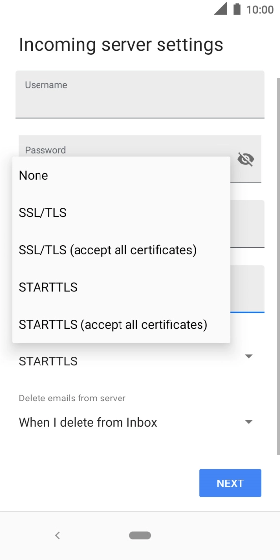 Press None to turn off the function. Press None to turn off the function.