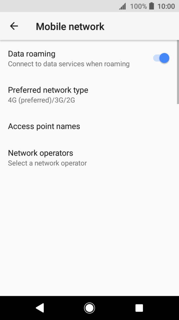 Press the Home key to return to the home screen.