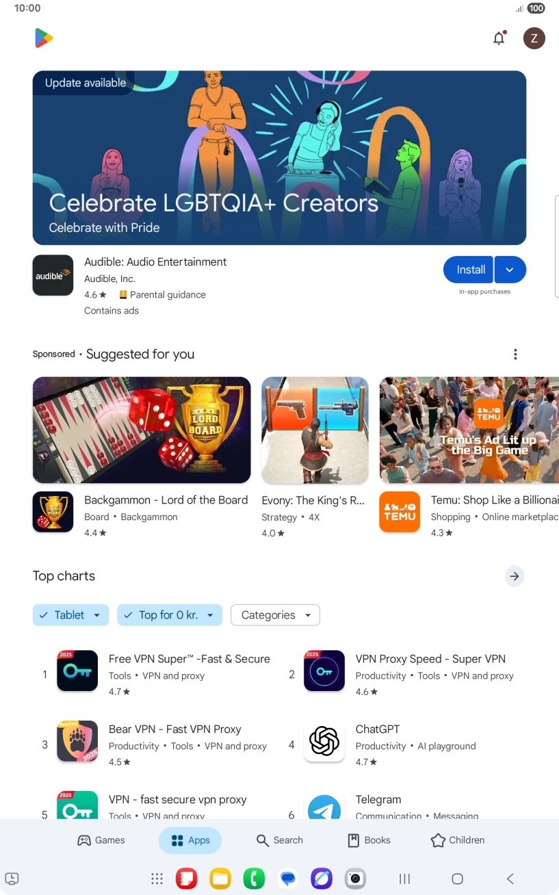 Press the Home key to return to the home screen.