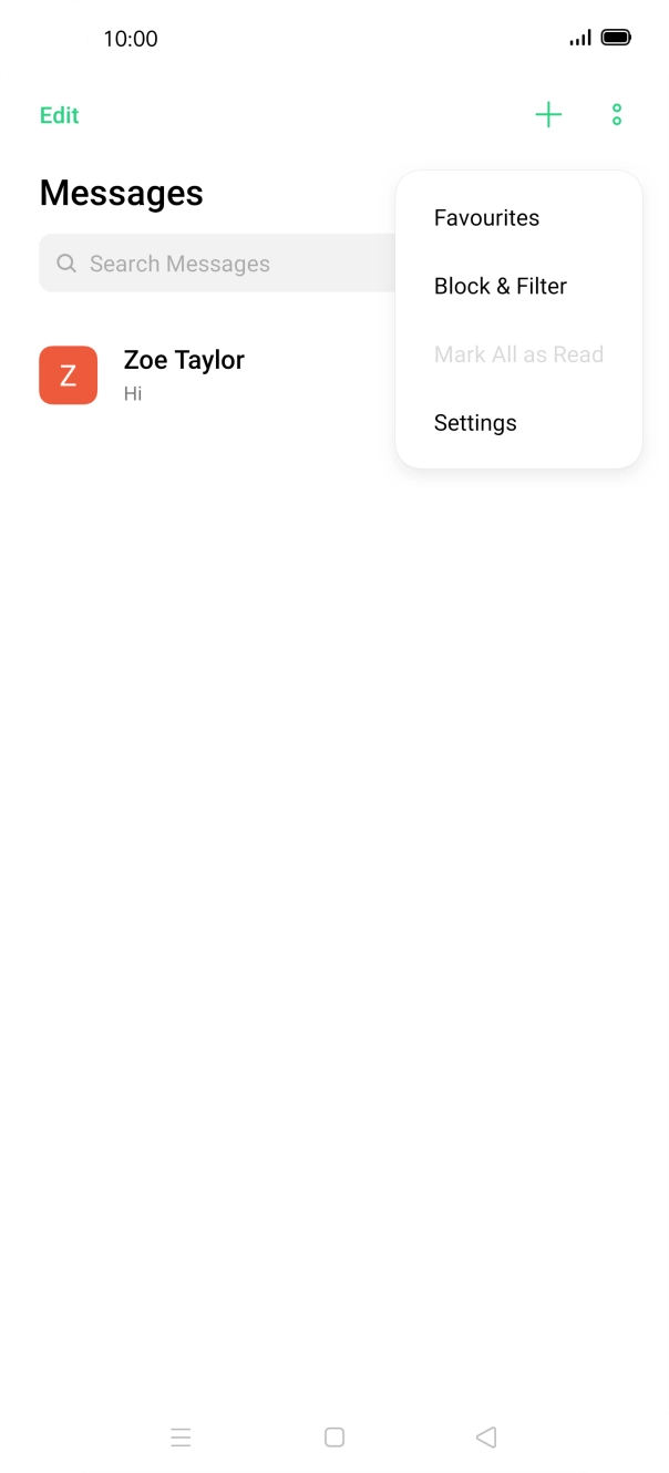 Press Settings. Press Settings.