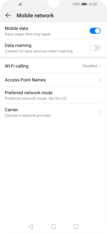 Press Access Point Names.
