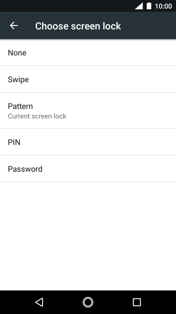 Press None. Press None.