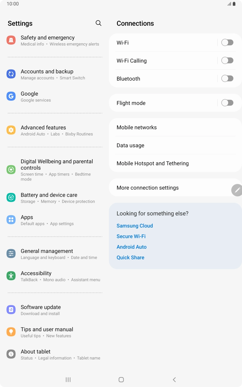 Press Accounts and backup.