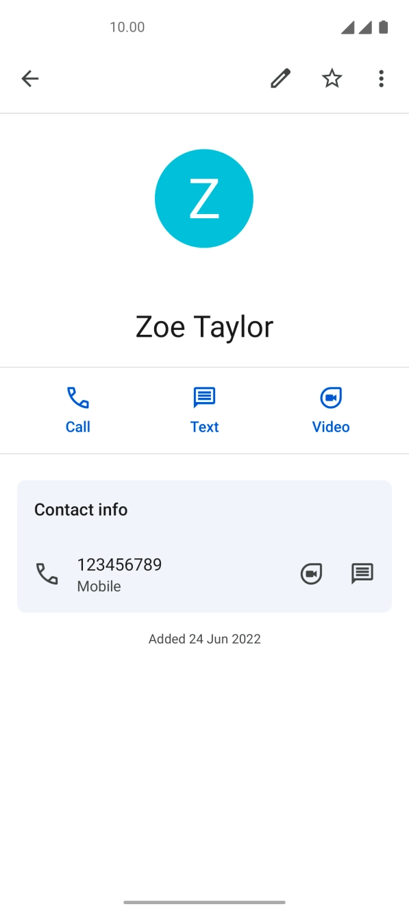 Slide your finger upwards starting from the bottom of the screen to return to the home screen.