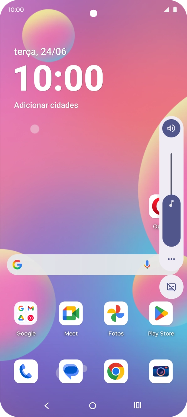 Prima o ícone de perfil.