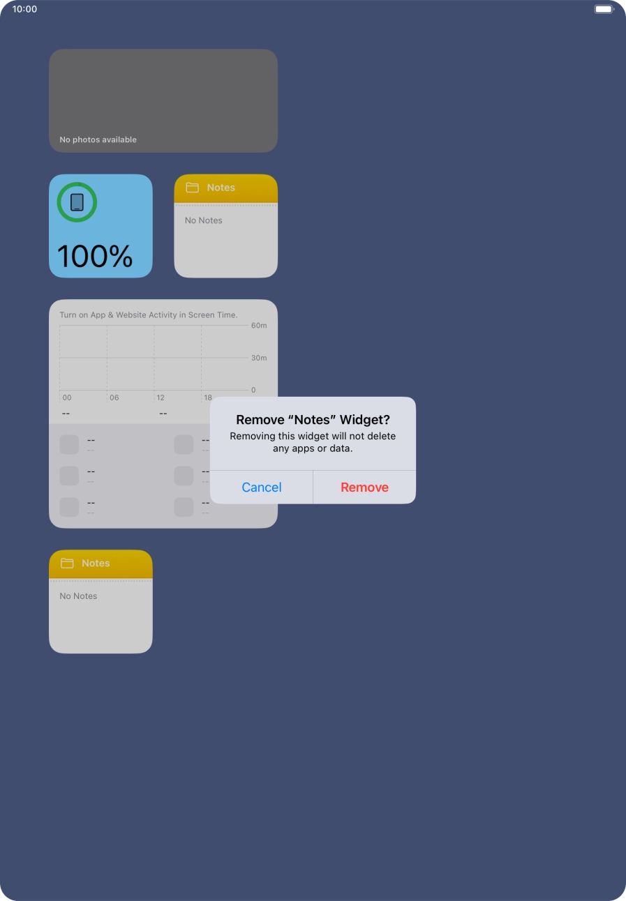 Press Remove. Press Remove.