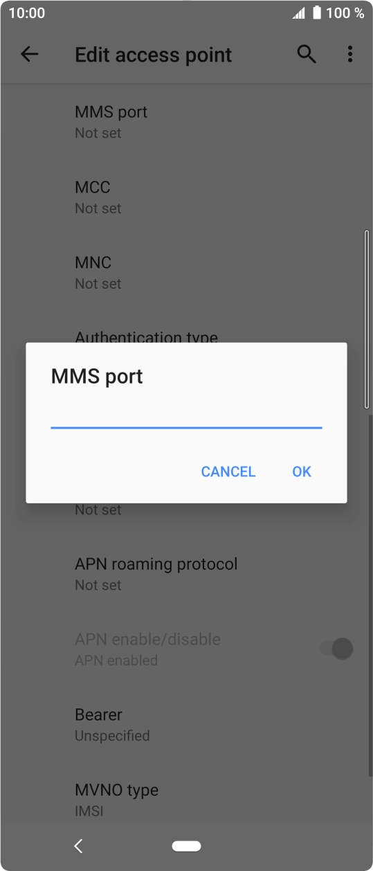 Key in 8080 and press OK. Key in 8080 and press OK.