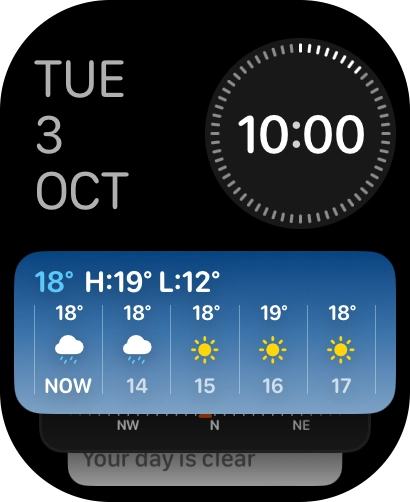 Press and hold anywhere on the screen. Press and hold anywhere on the screen.