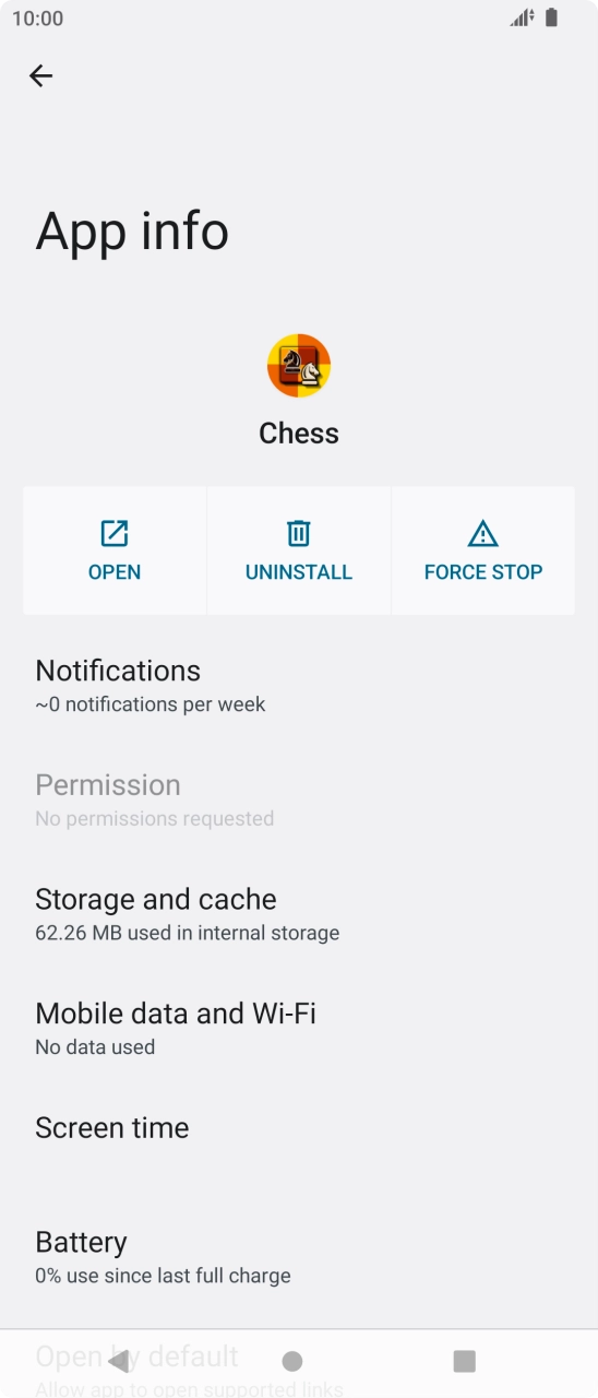 Press Storage and cache.