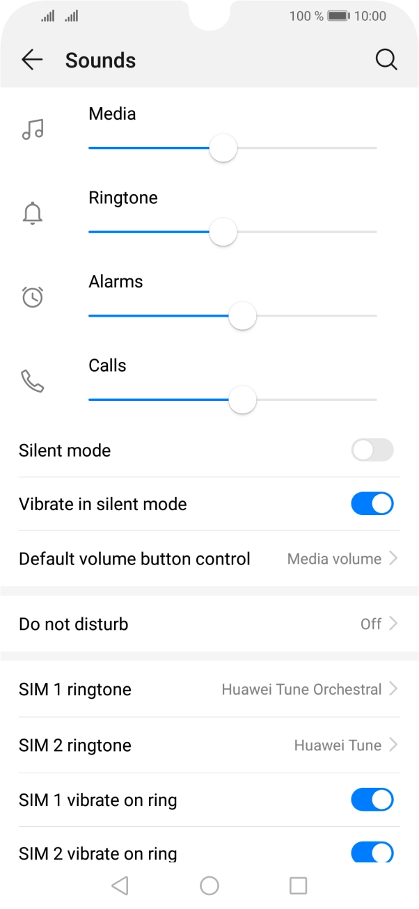 Press ‹SIM› ringtone.
