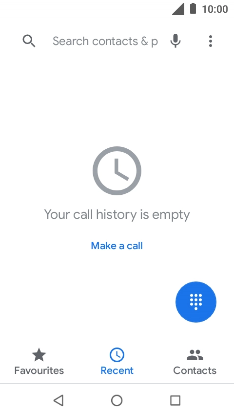 Press the menu icon. Press the menu icon.