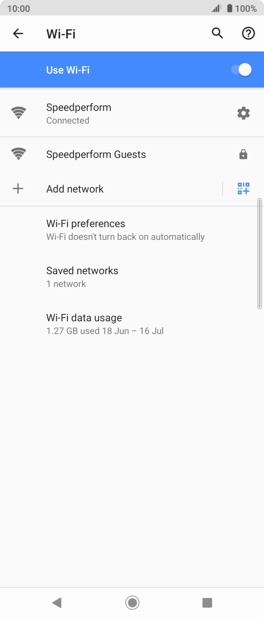 Press the Home key to return to the home screen.