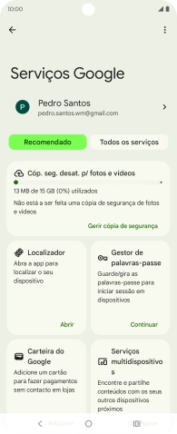 Prima Todos os serviços.
