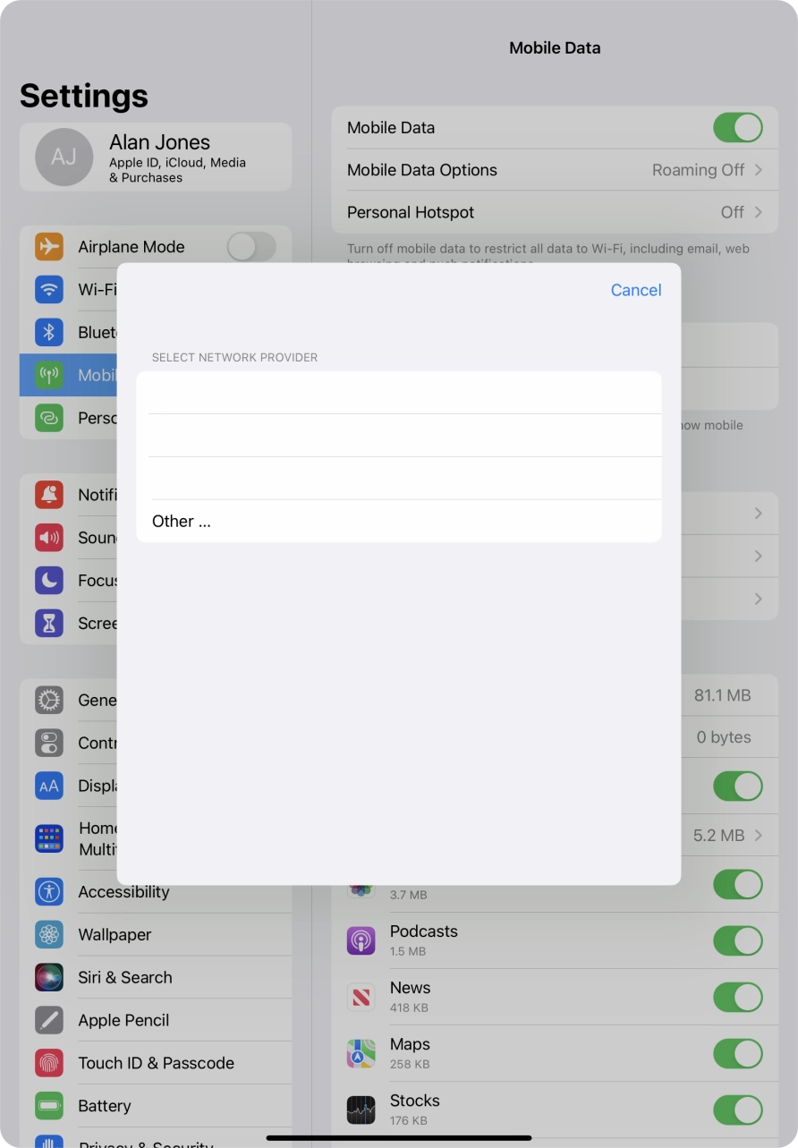 Press Other .... Press Other ....
