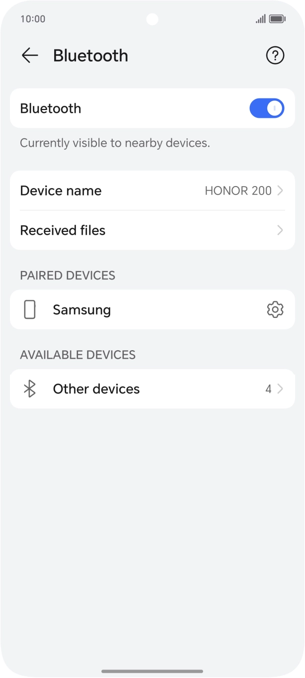 Slide your finger upwards starting from the bottom of the screen to return to the home screen.