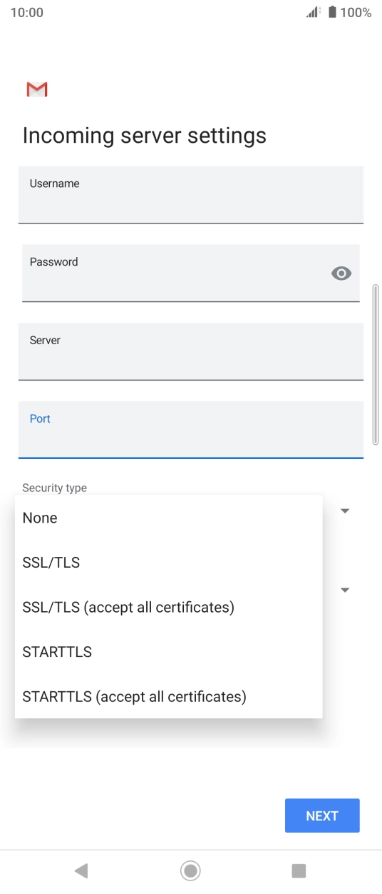 Press None. Press None.