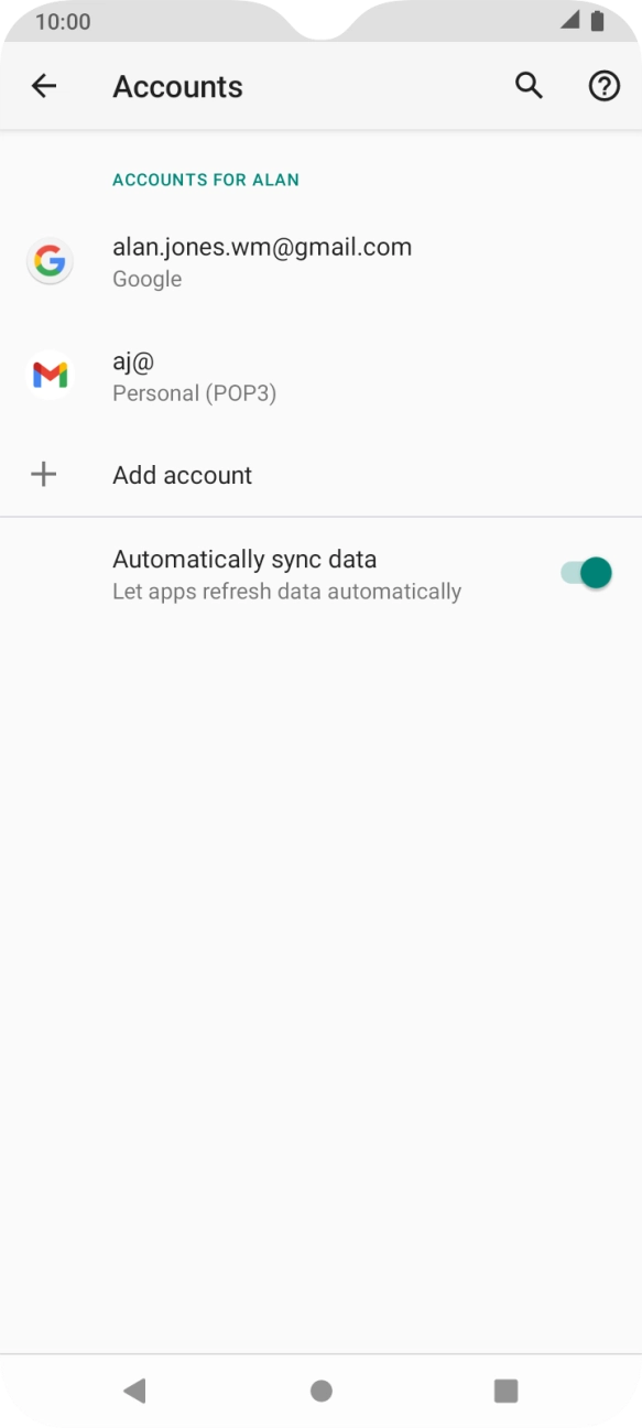 Press the Home key to return to the home screen. Press the Home key to return to the home screen.