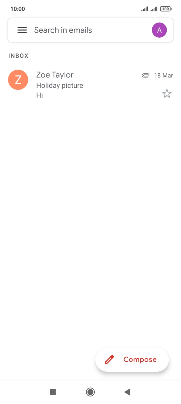 Press the profile icon. Press the profile icon.