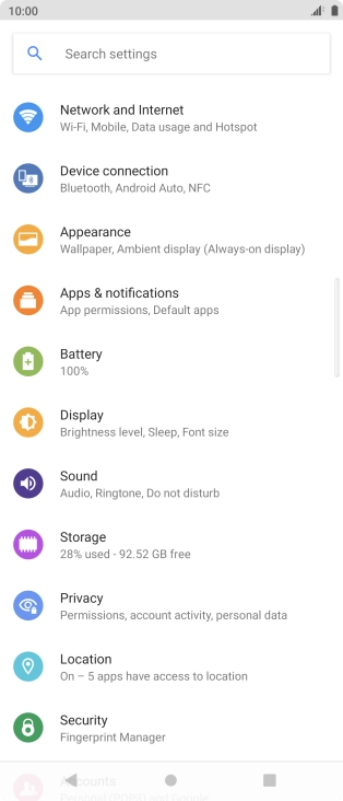 Press Apps & notifications.