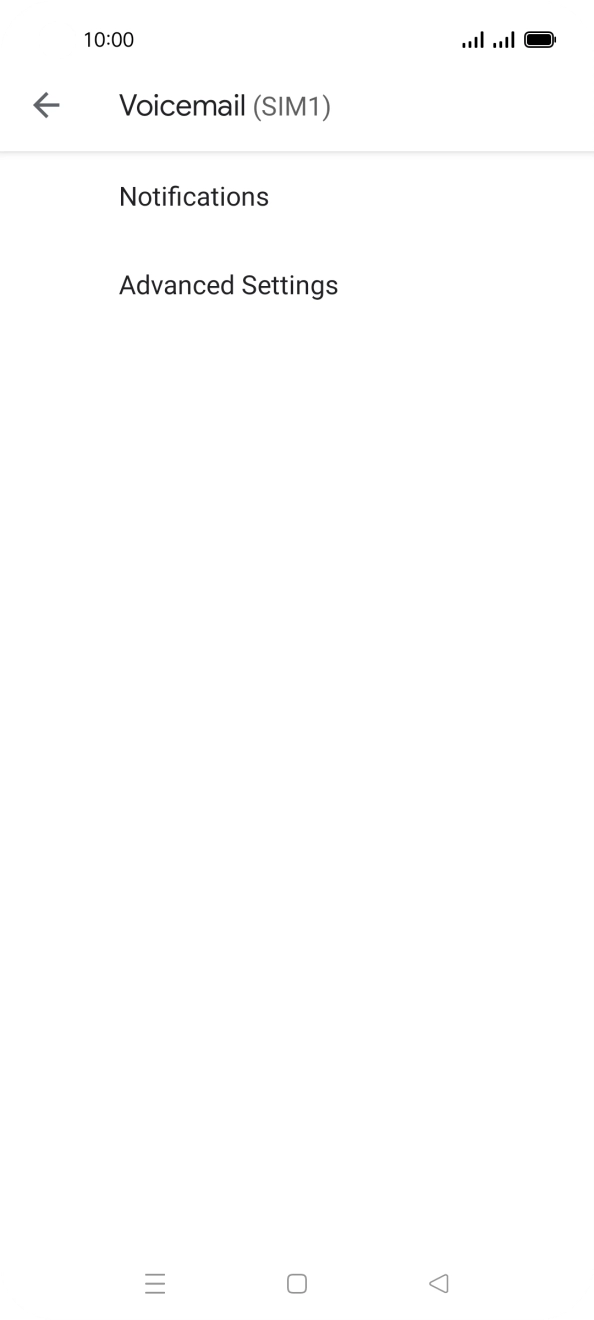 Press Advanced Settings.