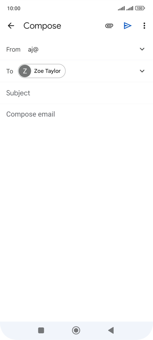 Press Subject and key in the required subject.