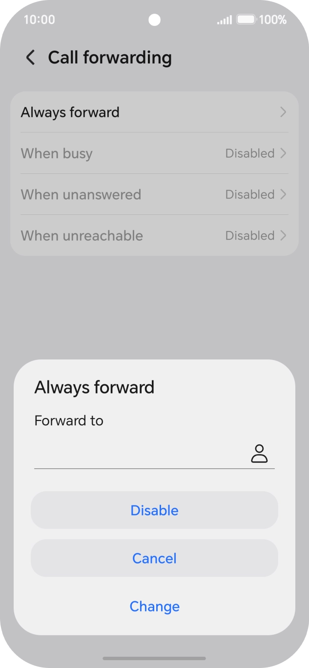 Press Disable.