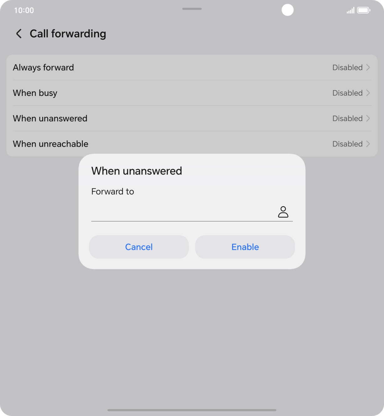 Key in 901 and press Enable.