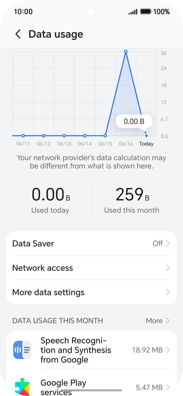 Press Network access.
