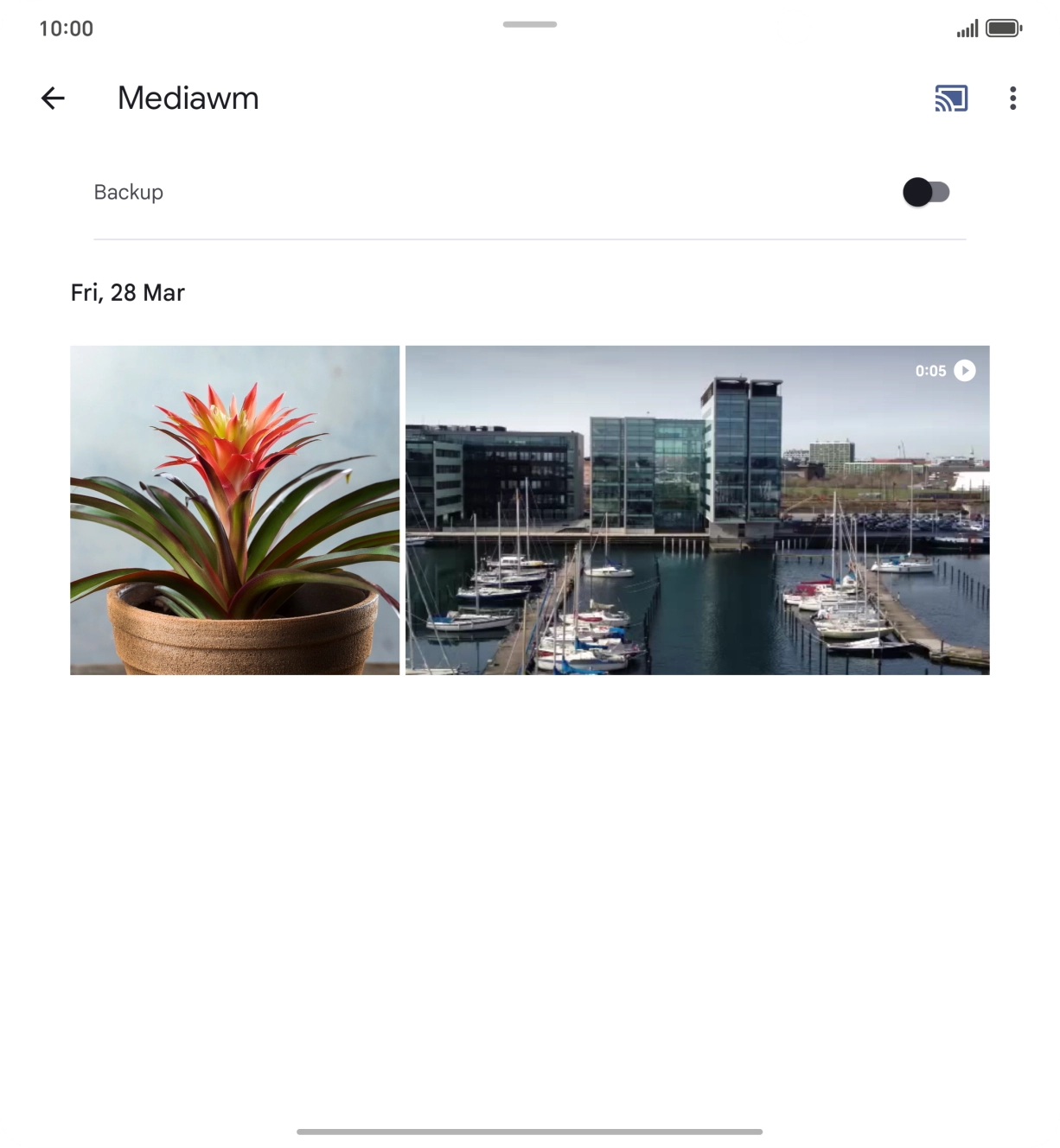 The media content from your phone will now play on the selected device. You can use your phone to control the playback of the media content on the other device.