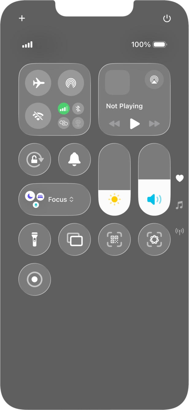 Press the screen recording icon to start the recording.