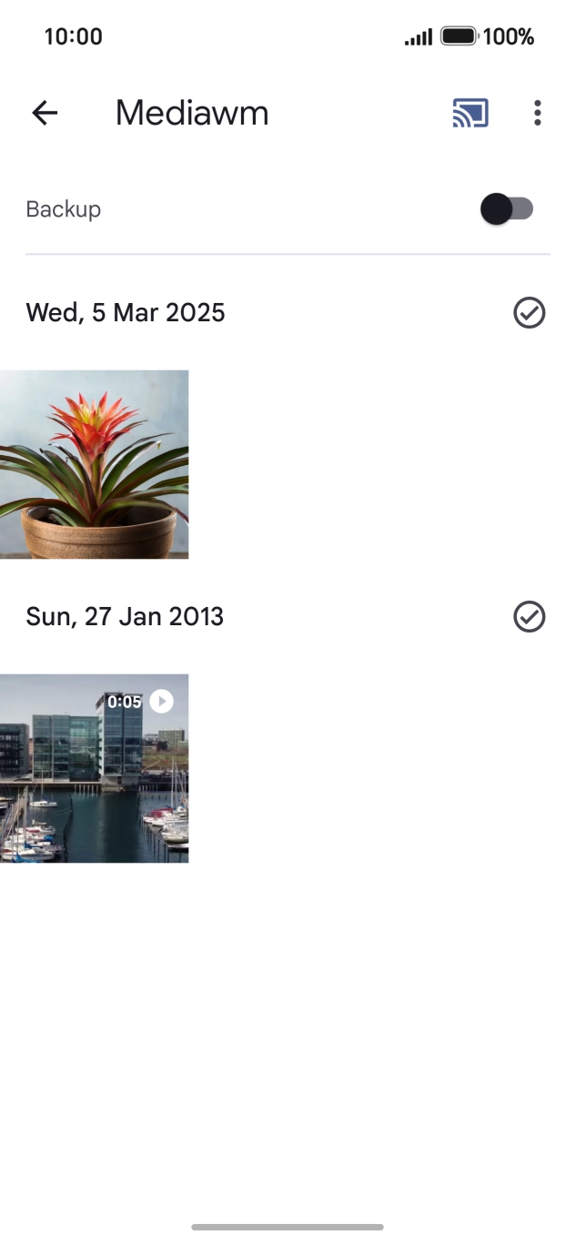The media content from your phone will now play on the selected device. You can use your phone to control the playback of the media content on the other device.