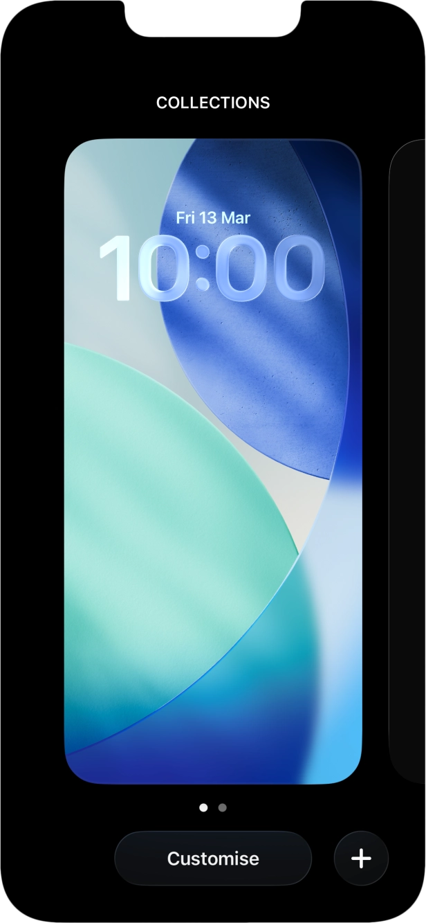 Press the add icon. Press the add icon.