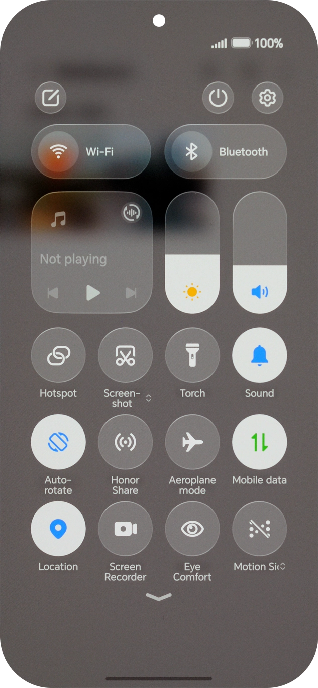 Press the screen recording icon to start the recording.