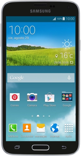 Image 1: Samsung Galaxy S5 - Black in Black