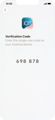 Follow the instructions on the screen and in the 'Move to iOS' app to transfer the content from the Android phone to your phone and set up your phone and prepare it for use.
