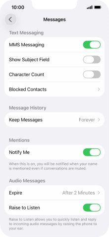 Slide your finger upwards starting from the bottom of the screen to return to the home screen.