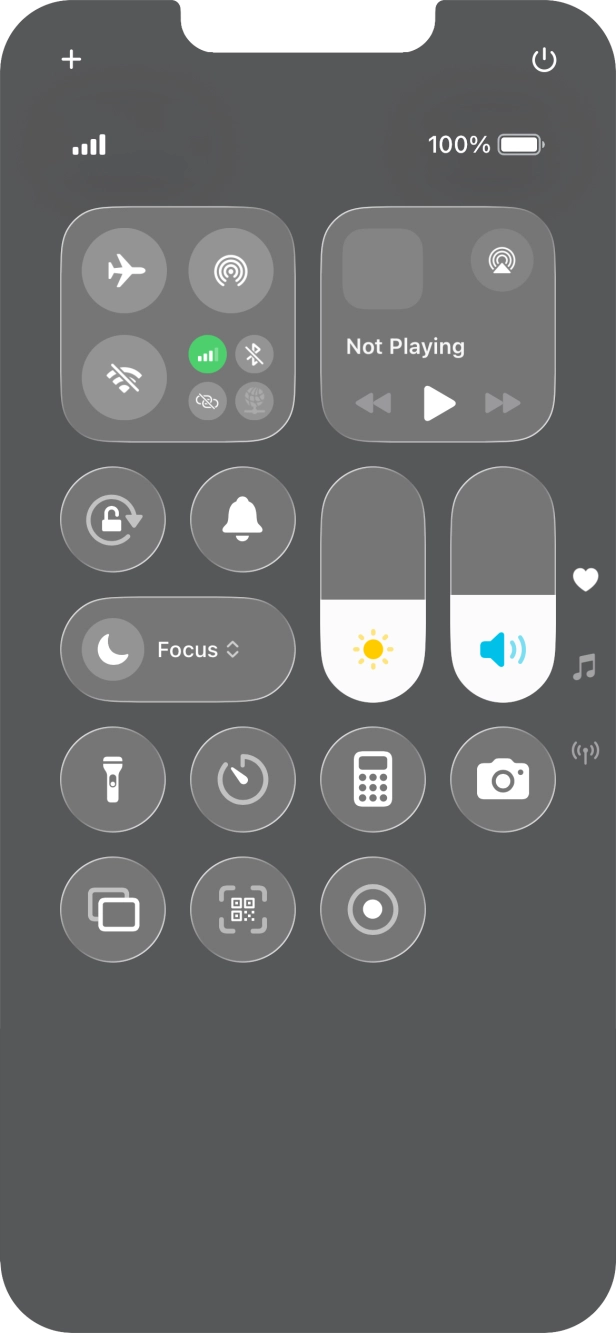 Press the screen recording icon to start the recording.