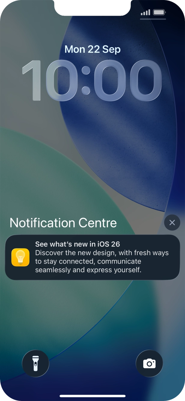 Press the required notification and follow the instructions on the screen to use the selected function. Press the required notification and follow the instructions on the screen to use the selected function.