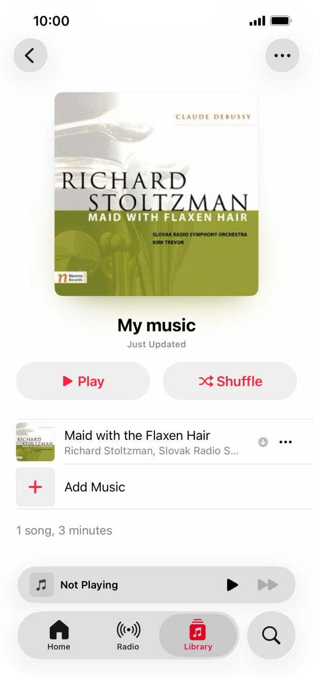 Go to the required category or playlist and press the required audio file. Go to the required category or playlist and press the required audio file.