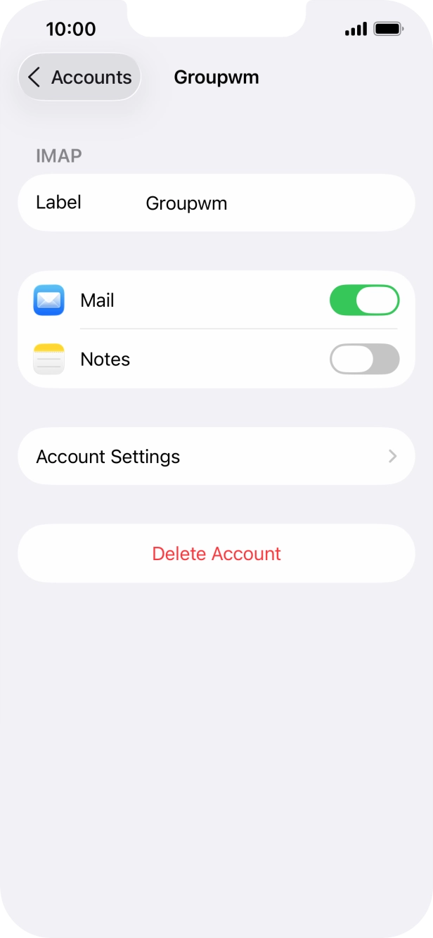 Press Account Settings. Press Account Settings.