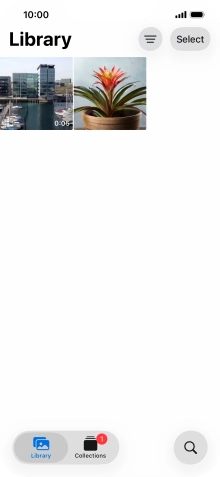 Open the app or screen you want to record.