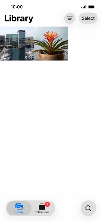 Open the app or screen you want to record.