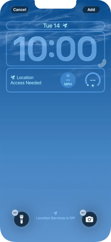 To customise the way the lock screen date is displayed, press the date widget and follow the instructions on the screen to select the required widget display mode. To customise the way the lock screen date is displayed, press the date widget and follow the instructions on the screen to select the required widget display mode.